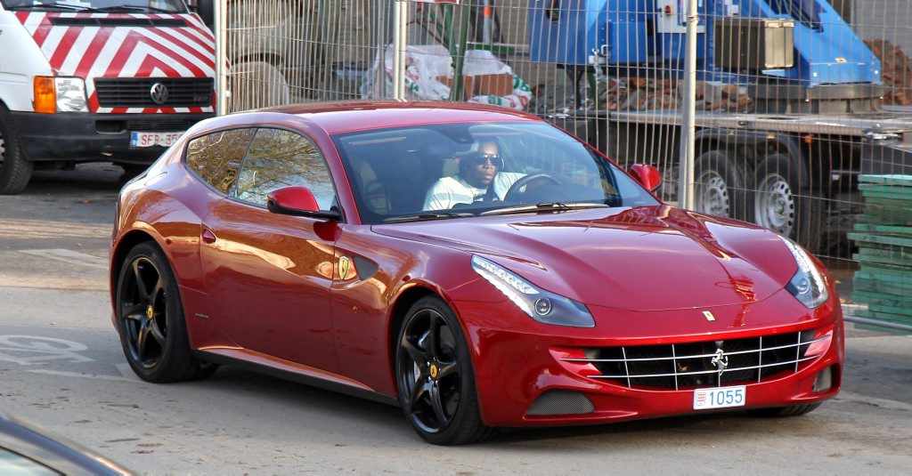 Photo of Dieumerci Mbokani Ferrari FF - car
