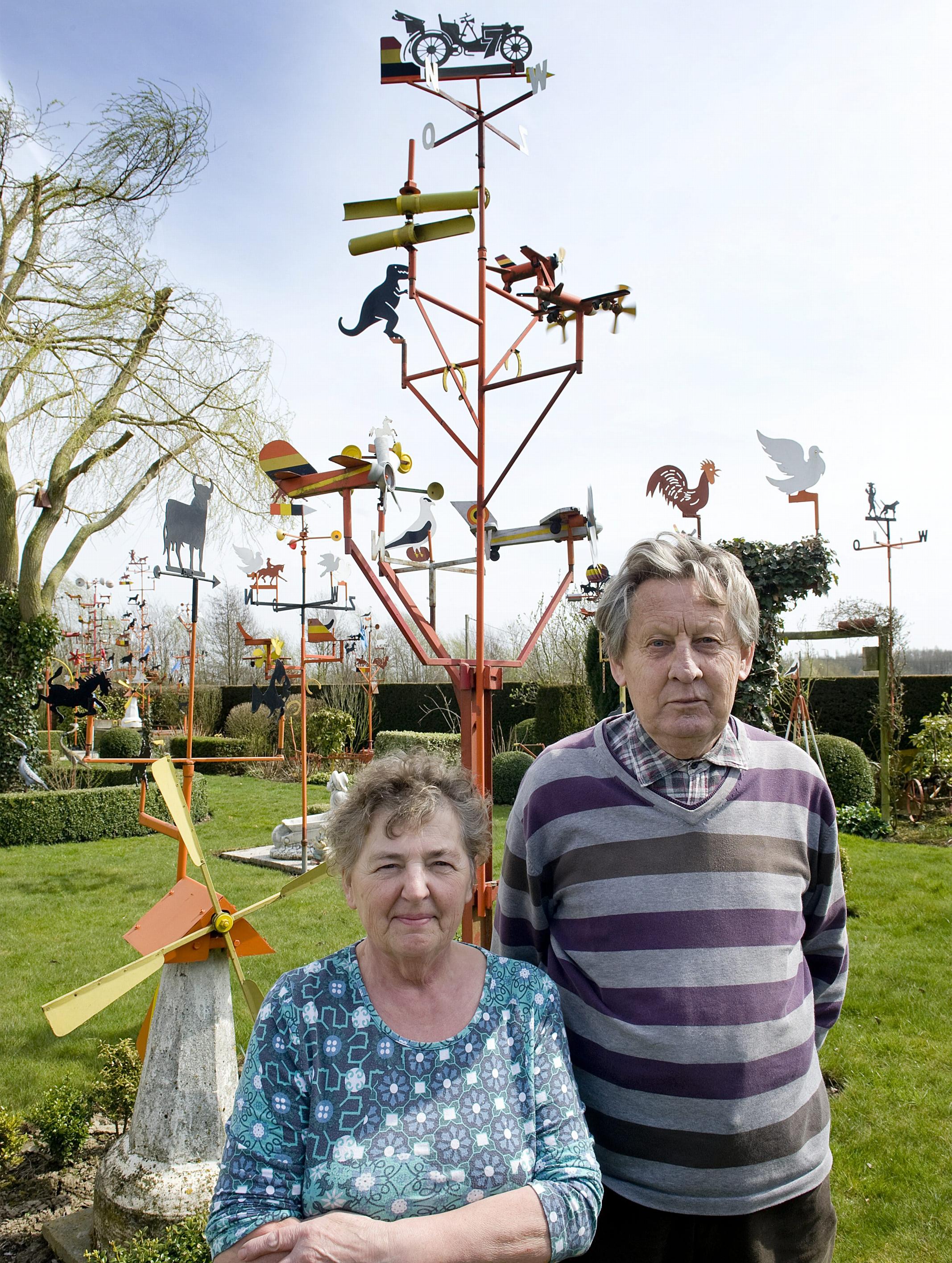 Windmolens maken van tuin trekpleister (Staden) Het Nieuwsblad