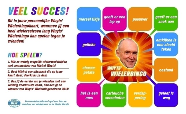 Maak de Omloop nog fijner met Wuyts' wielerbingo - Het ...