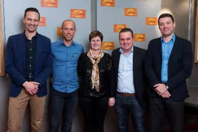 Bouwvakkers Van Stessens Mogen Met Sven Nys Op Foto Het