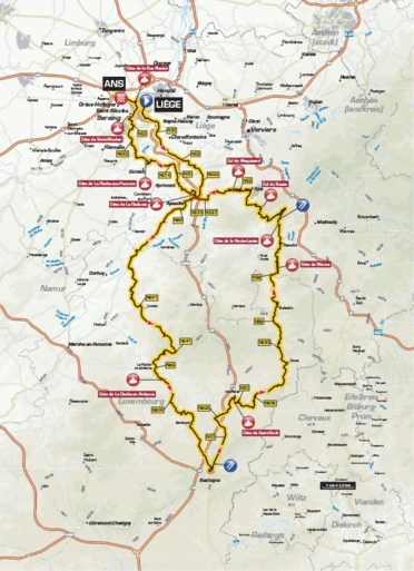 Het Parcours Van Luik Bastenaken Luik Deze Keer Zowaar Met Het Nieuwsblad Mobile