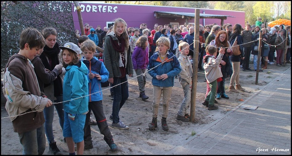 Nieuwe lokalen Scouts en Gidsen Haegepoorters feestelijk
