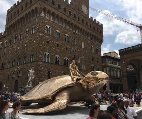 Is schildpad van Fabre verhuisd naar Firenze? (Nieuwpoort ...