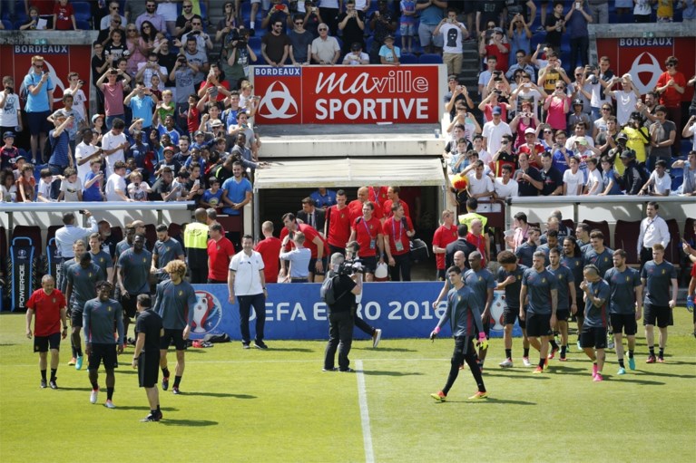Gaf Wilmots op open training Rode Duivels zijn basiselftal voor Italië prijs?