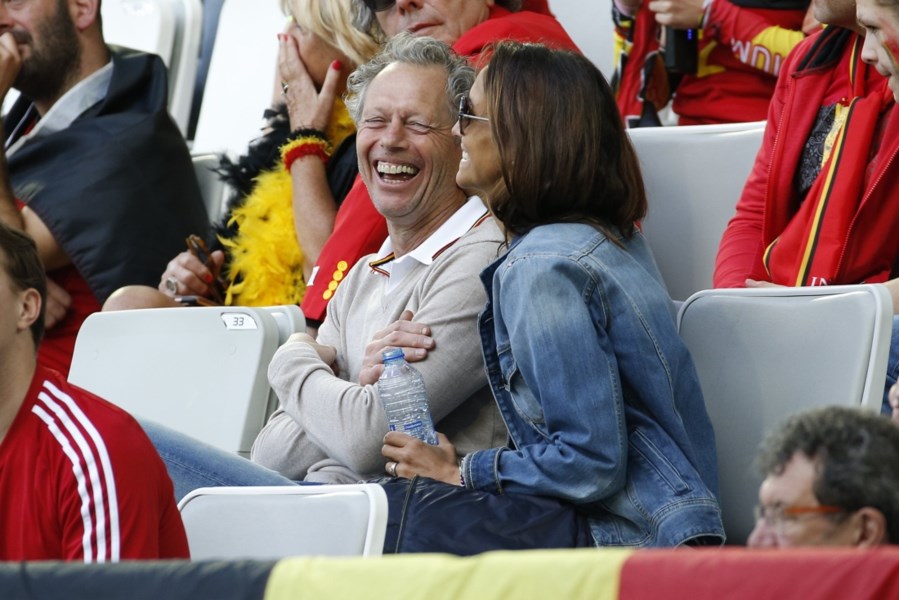 Preud'homme genoot met zijn vriendin van de Rode Duivels ...