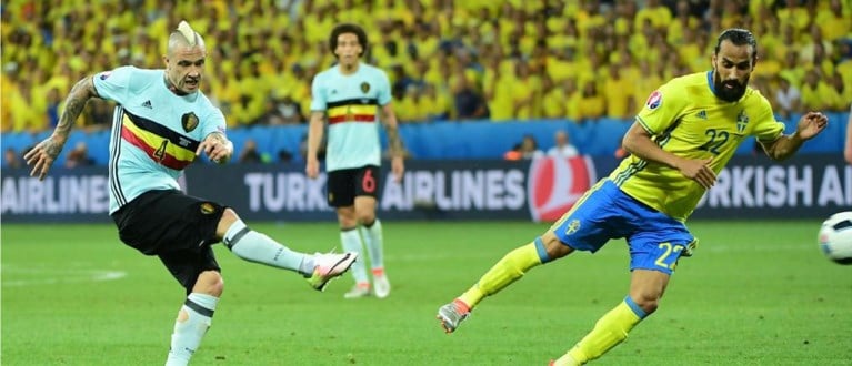 Nainggolan pegelt bibberende Rode Duivels naar achtste finale tegen Hongarije