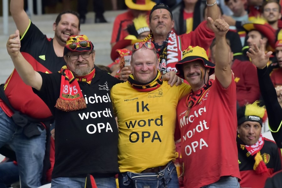 EK-stadion Rijsel kleurt zwart-geel-rood door Belgische ...