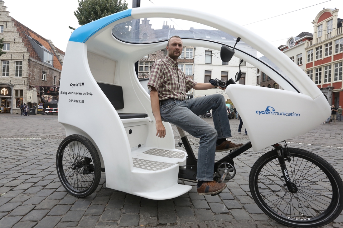 Opnieuw fietstaxi in de stad (Gent) | Het Nieuwsblad Mobile
