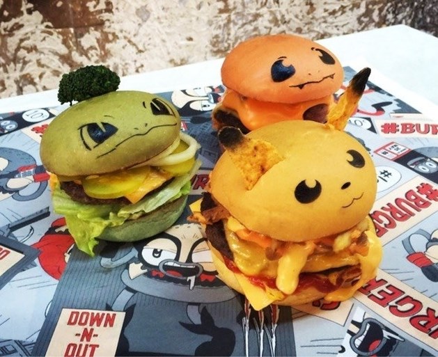 Gekker wordt het niet: Pokémon zijn nu ook hamburgers