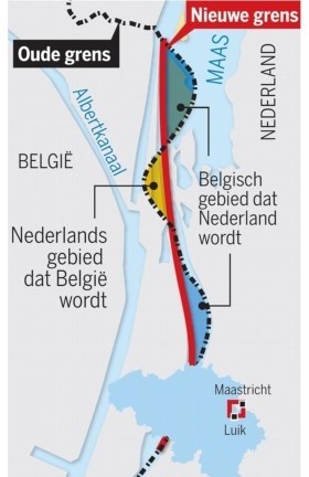 België geeft stukje grond aan Nederland na problemen met drugs en naaktloperij