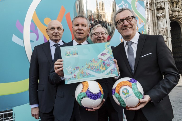 Nog geen stadion maar wel al een logo voor EK in Brussel