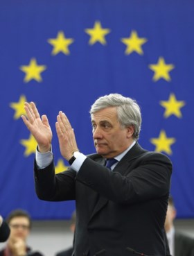 Antonio Tajani (63) is nieuwe voorzitter van Europees Parlement