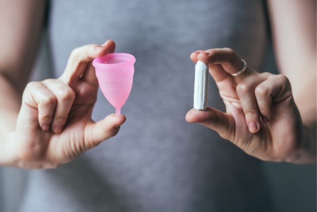 Afbeeldingsresultaat voor menstruatiecup hoe vaak kan men het gebruiken