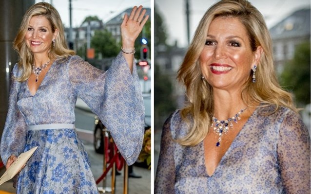 Koningin Maxima Doet Een Mathildeke En Laat Decollete Van