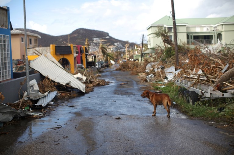 Het eiland werd al zwaar getroffen door Irma en nu moet Sint-Maarten weer vrezen voor nieuwe orkaan