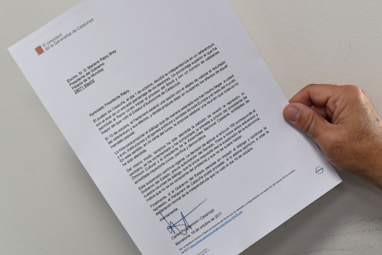 Spanje zet zaterdag procedure artikel 155 in gang om autonomie Catalonië op te heffen