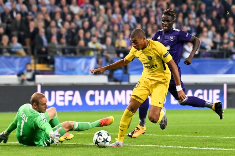 Game over na twee minuten: Anderlecht paar maatjes te klein voor pletwals PSG