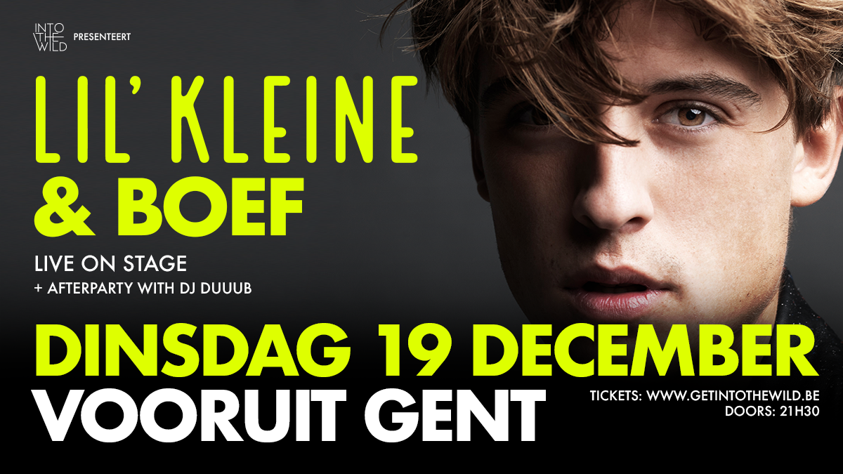 Rappers Lil' Kleine en Boef gaan Vooruit afbreken (Gent ...