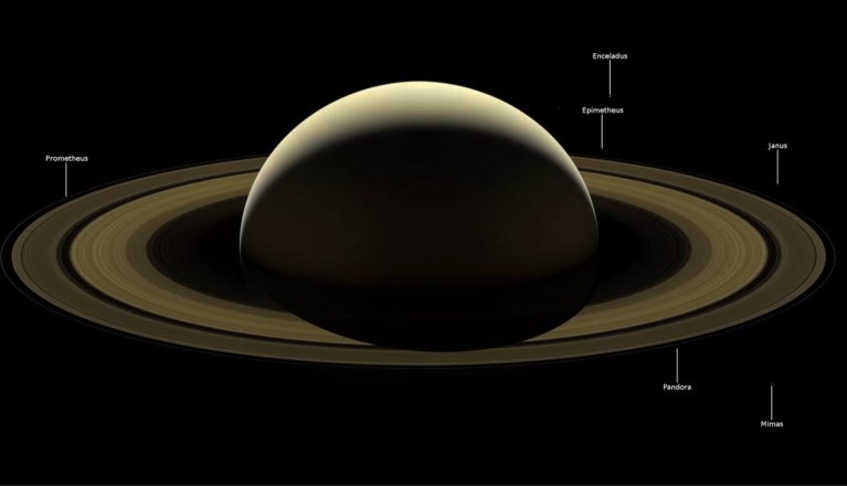 Dit Is De Laatste Foto Die Cassini Nam Van Planeet Saturnus Het Nieuwsblad Mobile