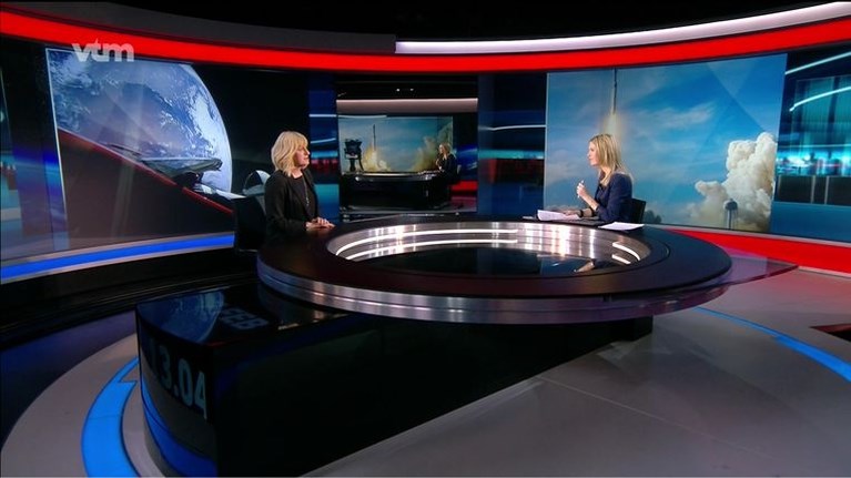 Bo Van Spilbeeck voor het eerst weer aan het werk als journaliste