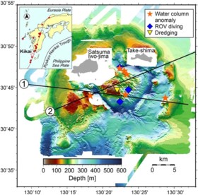 Gigantische lavakoepel op Japanse zeebodem blijft maar groeien en dat baart onderzoekers grote zorgen