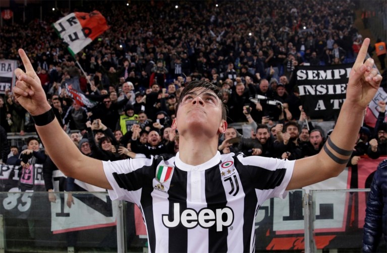 Juventus wint in extremis van Lazio dankzij geniale ingeving Dybala, Lukaku heeft geluk dat actie niet viraal gaat
