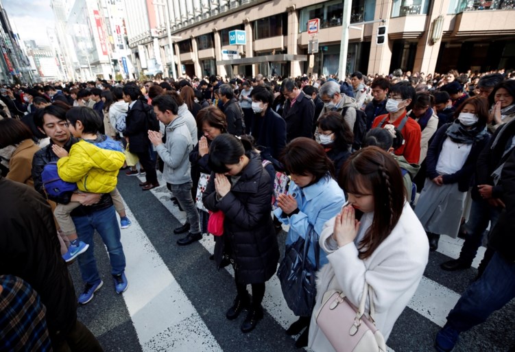 Zeven jaar geleden beefde de aarde: Japan herdenkt tsunami en nucleaire ramp van Fukushima