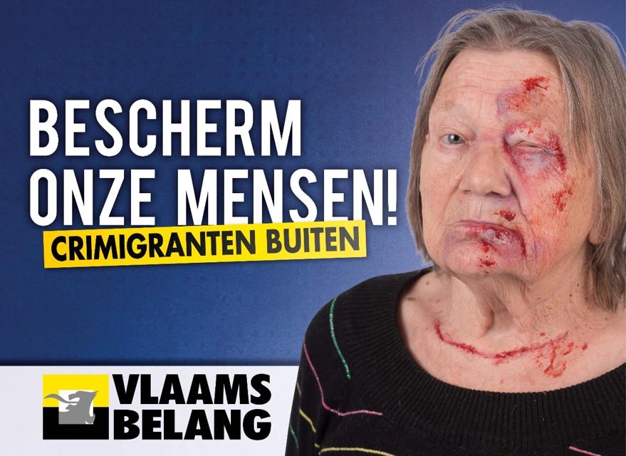  Vlaams  Belang  voert campagne met door crimigranten 