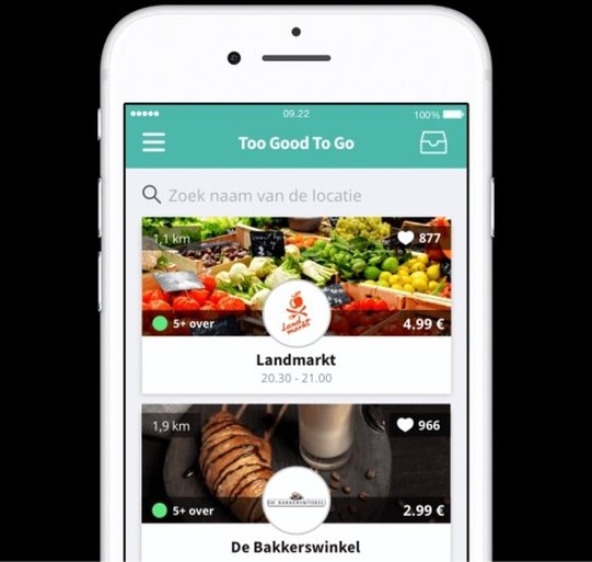 App tegen voedselverspilling redt 15.000 maaltijden van de vuilnisbak