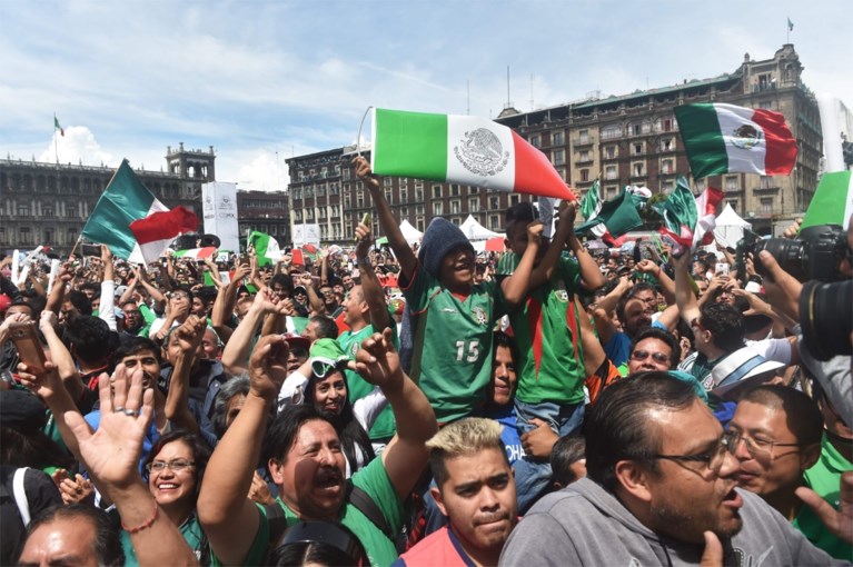 Dit is pas vieren: Mexicaanse fans veroorzaken aardbeving in Mexico-Stad na doelpunt van Lozano