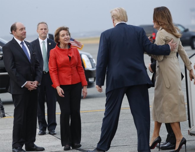 Deze keer geen rode loper en fanfare: Trump krijgt sobere ontvangst in Brussel