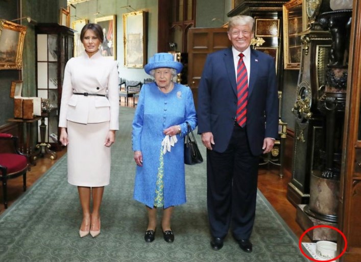 Een staatsfoto met Trump of met koning Filip? Zoek het ene grote verschil