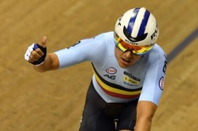 Kenny De Ketele bezorgt België zilveren medaille in puntenkoers op EK baanwielrennen in Glasgow