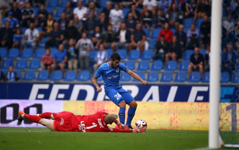 Sterk Racing Genk swingt naar Europese 2-0 zege tegen Lech Poznan