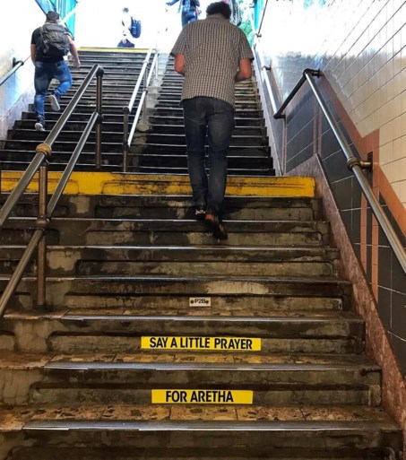 New York eert Aretha Franklin in gelijknamig metrostation