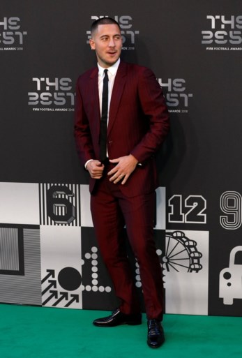Hazard, Courtois en Jean-Marie Pfaff schitteren op rode loper FIFA-gala