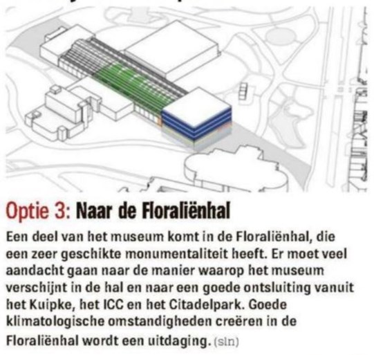 Onder de grond of 40 meter hoog. Zo kan het nieuwe S.M.A.K. eruitzien