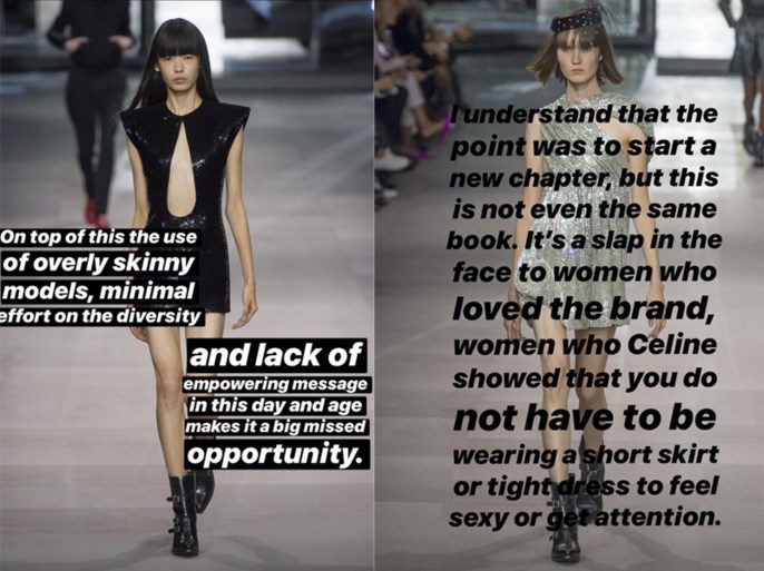 Hedi Slimane stelt modewereld zwaar teleur met zijn debuut voor Celine