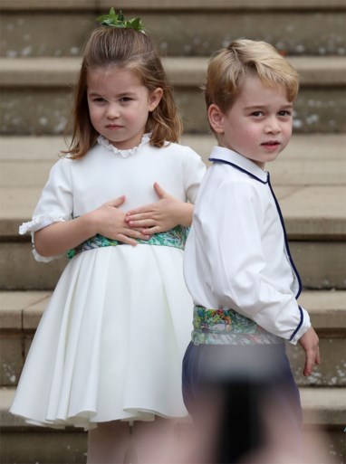 Prinses Eugenie straalt in jurk met Belgisch tintje, bruidskindjes maken het bont