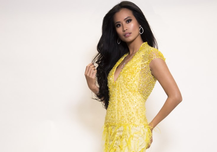 Miss België met opvallende poppy-jurk naar Miss World
