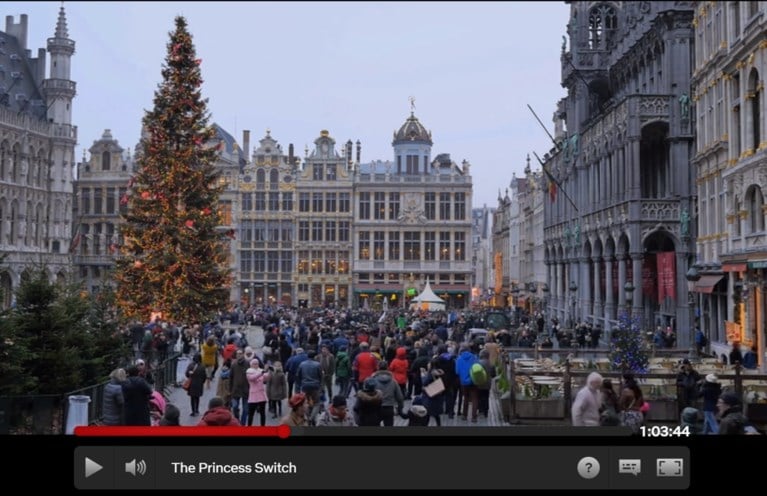 Bizar: speelt de nieuwste melige Netflix-kerstfilm ‘The Princess Switch’ zich af in Brussel?