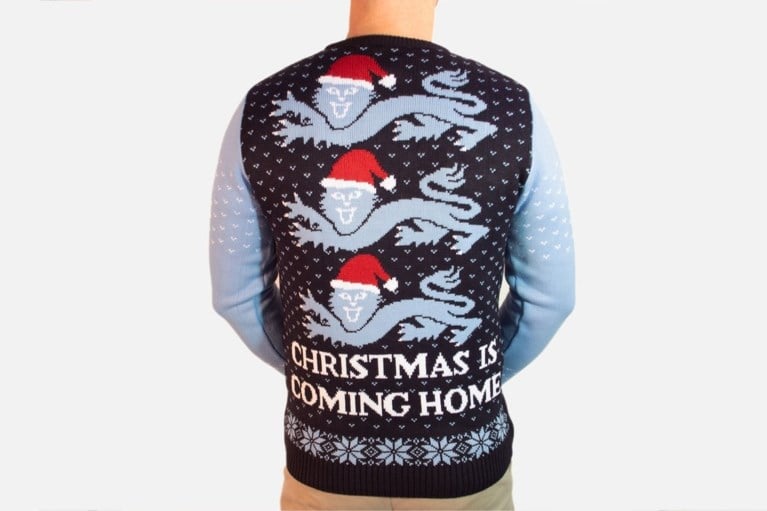 Kersttruien zijn in Engels voetbal steeds erg populair, maar deze keer overdrijven ze toch...