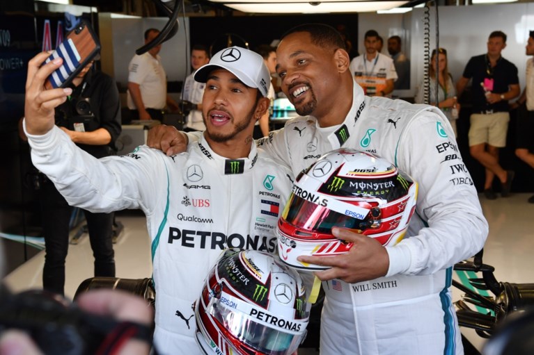 Will Smith ‘carjackt’ F1-wereldkampioen Lewis Hamilton: “We zijn allebei zwart, niemand gaat het verschil zien”