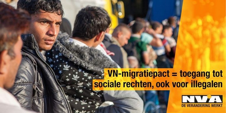 Vlaams Belang kopieert verwijderde N-VA-campagne