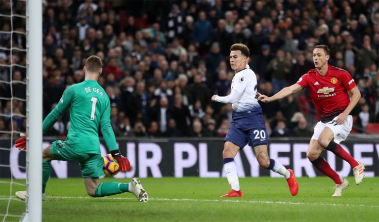 Herboren Manchester United wint dankzij De Gea nu ook topper, Tottenham dreigt top twee te moeten laten gaan