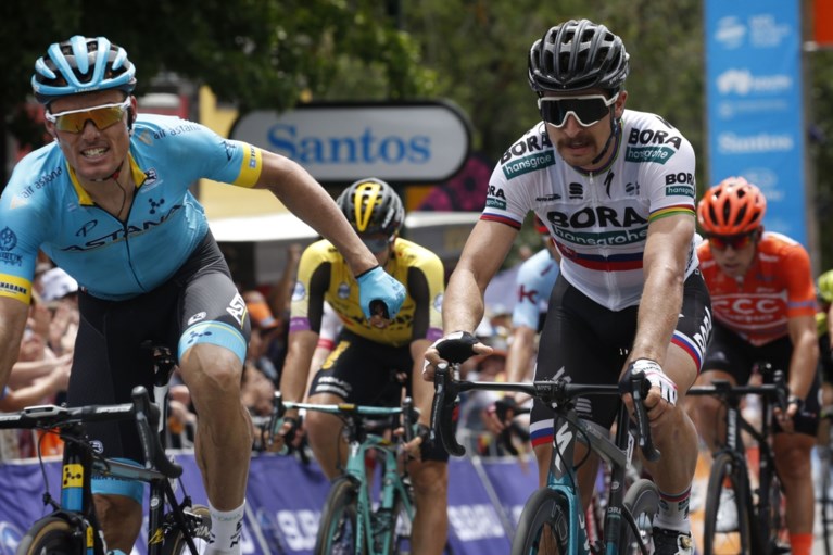 Peter Sagan herstelt in de Tour Down Under opnieuw de orde met (nipte) zege: “Hier ben ik heel blij mee”