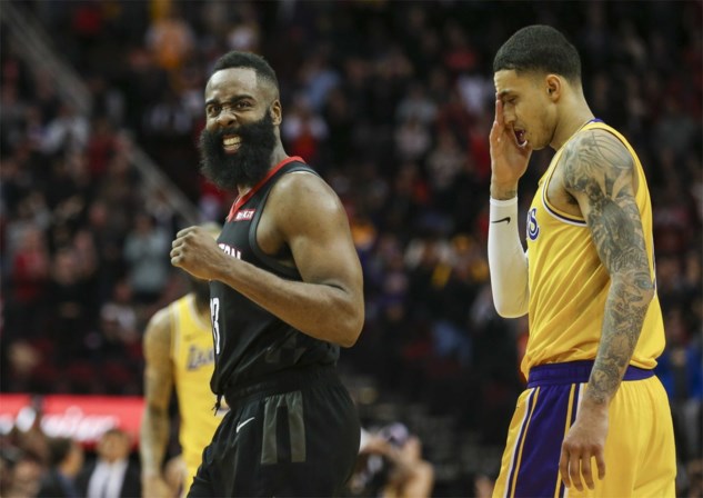 James Harden Leidt Houston Naar Nipte Zege Tegen La Lakers Het Nieuwsblad Mobile