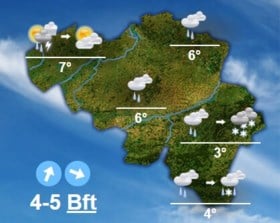 KMI meldt: zondag opnieuw kans sneeuw, polaire lucht vanaf maandag