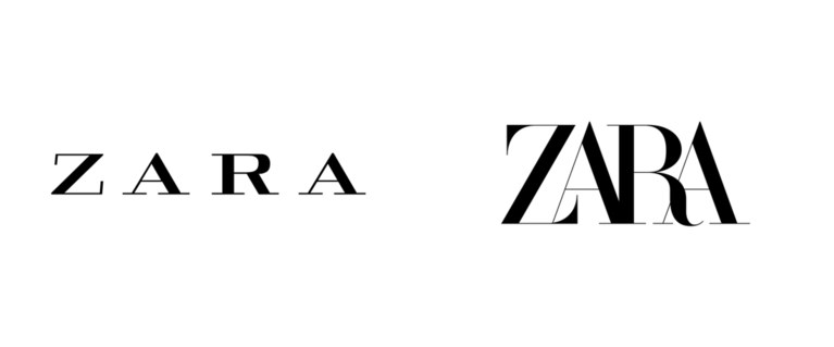 Zara kiest voor nieuw logo