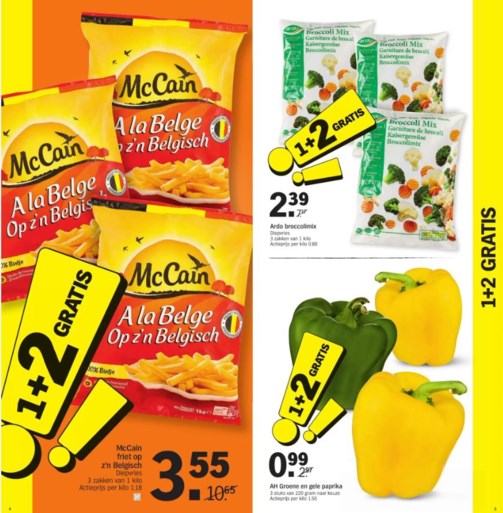 Ongezien in ons land: 1 kopen, 2 gratis bij Albert Heijn